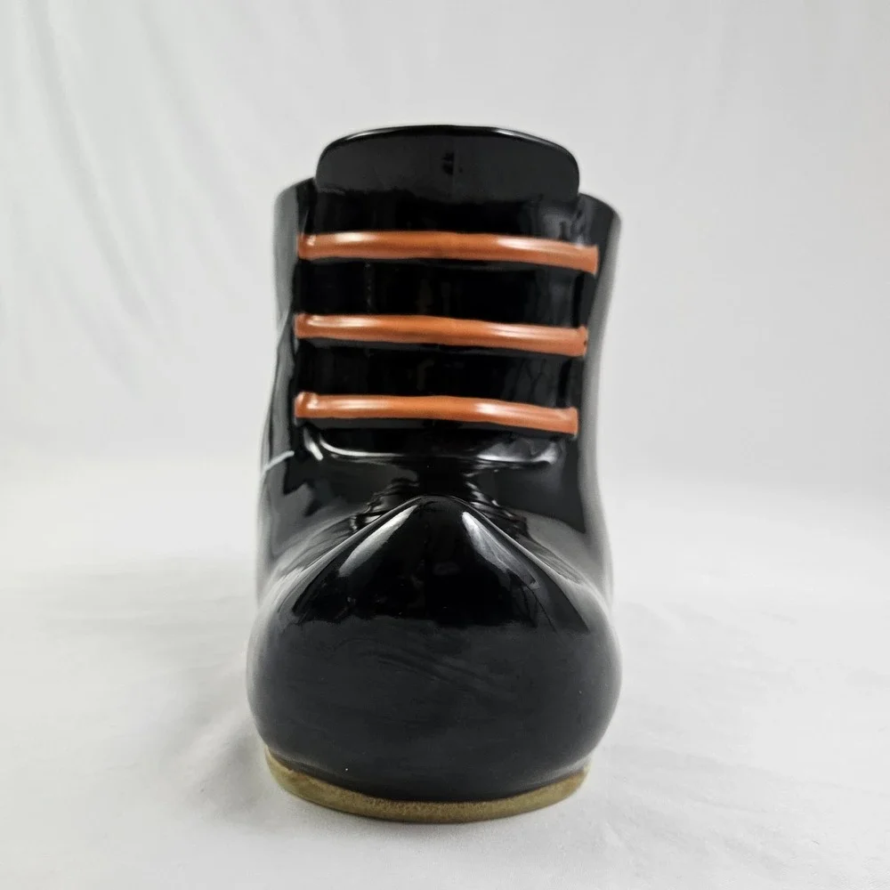 Yankee Candle Halloween Ceramic Witch Boot Candle Holder 1743779 Spider Web